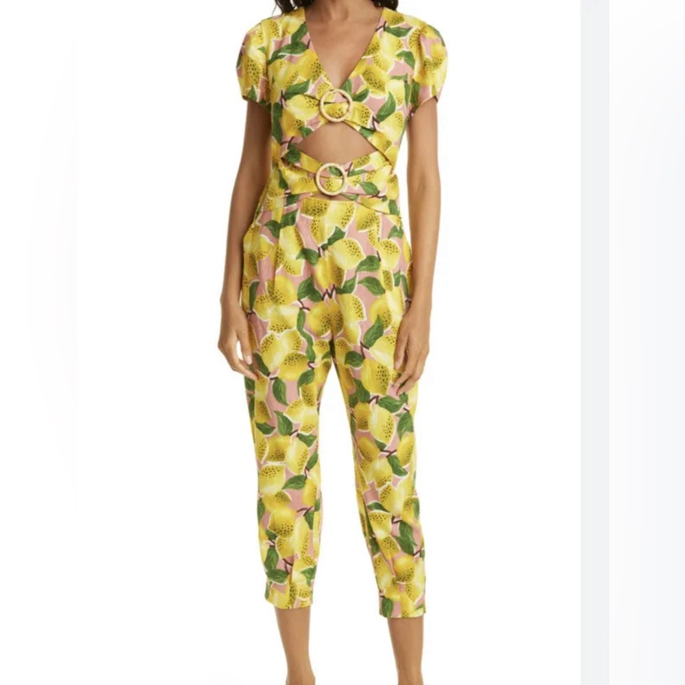 FARM Rio Fresh Lemons Jumpsuit XL